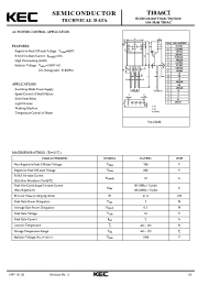 Datasheet T10A6CI manufacturer KEC